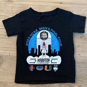 2023 NCAA Men's Final Four Black Kids Tee